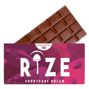 Rize | Shortcake Dream Mushroom Chocolate Bar | Megasdose 12g Bar